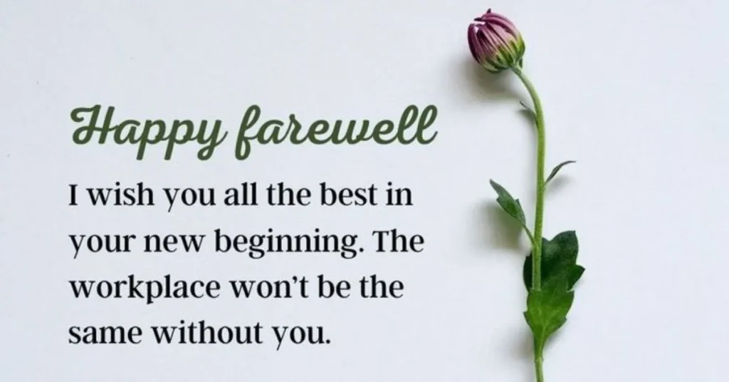 Best Wishes Messages for Farewell