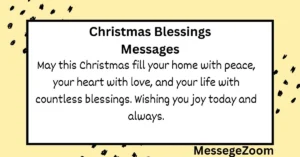 Christmas Blessings Messages