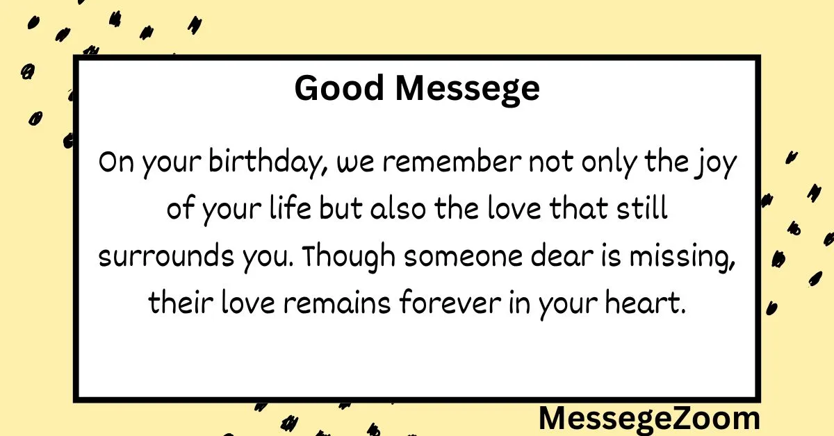 First Birthday After Death of Loved One Message