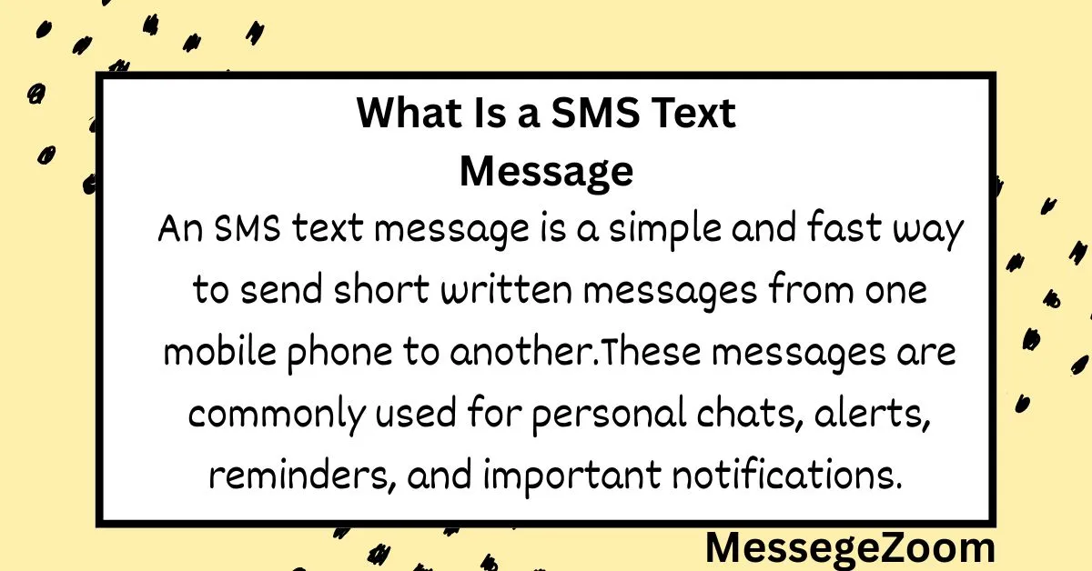 What Is a SMS Text Message