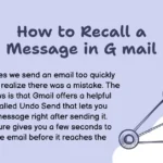 How to Recall a Message in G mail