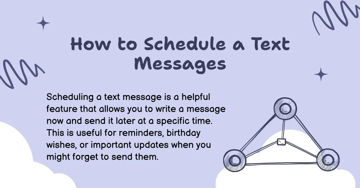 How to Schedule a Text Messages