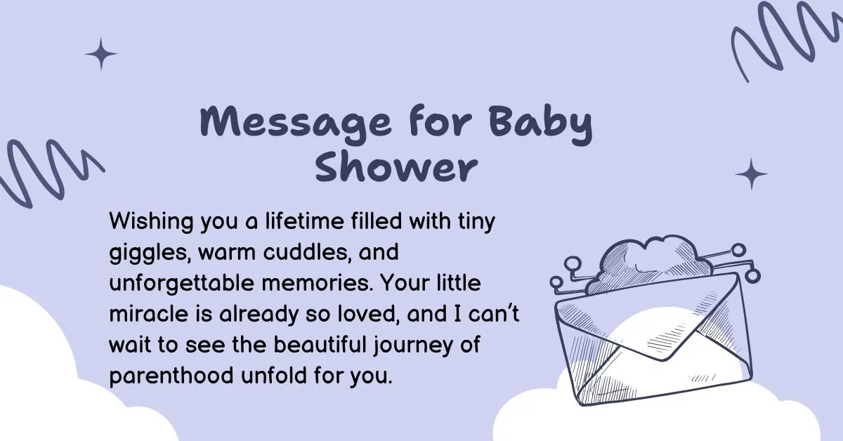 Message for Baby Shower