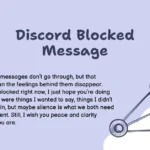 Discord Blocked Message