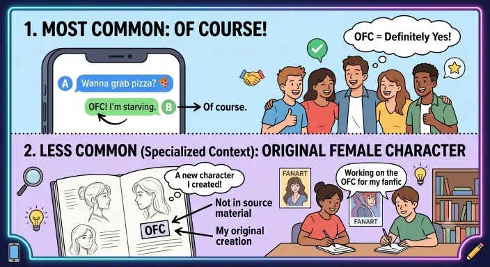 What Does OFC Mean in a Text Message
